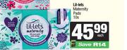   Lil-Lets Maternity Pads-10s
