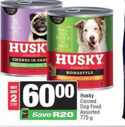    Husky Canned Dog Food Assorted-For 2 x 775g