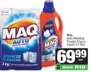    Maq Auto Washing Powder 2Kg Or Liquid 1.5L