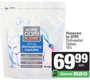    Homecare By Spar Dishwasher Tablets-16s