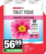 Spar Toilet Tissue Mini 1 Ply-18s