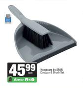 Homecare By Spar Dustpan & Brush Set