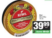 Kiwi Shoe Wax-75ml Each