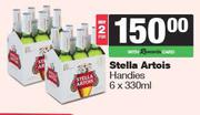Stella Artois Handies-For 2 x 6 x 330ml