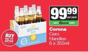 Corona Cero Handies-6 x 355ml