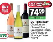 Du Toitskloof Chardonnay,Chenin,Sauvignon,Cape Blend Or Pinotage Rose-750ml