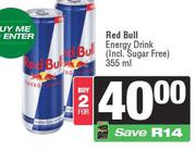 Red Bull Energy Drink-For 2 x 355ml