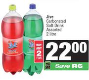 Jive Carbonated soft Drink Assorted-for 2 x 2L