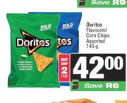 Doritos Flavoured Corn Chips Assorted-For 2 x 145g