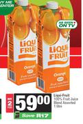 Liqui-Fruit 100% Fruit Juice Blend Assorted-For 2 x 1Ltr