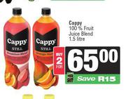 Cappy 100% Fruit Juice Blend-For 2 x 1.5L