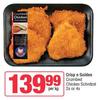 Crisp n Golden Crumbed Chicken Schnitzel (2's or 4's)-Per kg