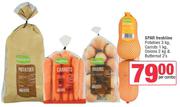 Spar Freshline Potatoes 3Kg, Carrots 1Kg, Onions 2Kg & Butternut 2's-For All Per Combo