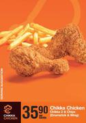 Chikka Chicken  Chikka 2 & Chips (Drumstick & Wings)-Per Combo