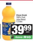 Clover Krush 100% Fruit Juice Blend-1.5Ltr