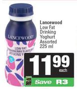 Lancewood Low Fat Drinking Yoghurt Assorted-225ml
