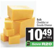 Bulk Cheddar Or Gouda Cheese-Per 100g