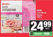 Spar Cold Meat Range-200g