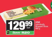 Spar Individually Wrapped Slices-900g
