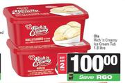Ola Rich 'n Creamy Ice Cream Tub-For Any 2 x 1.8Ltr