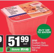 Spar Southern Style Crumbed Chicken Assorted-500g