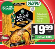 Robertson's Rajah Curry Powder-100g