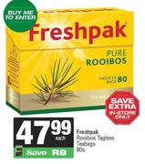 Freshpak Rooibos Tagless Teabags-80's Pack