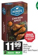 Hinds Spice Refill Assorted (Excl Black Pepper)-85g Each