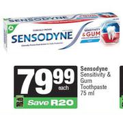 Sensodyne Sensitivity & Gum Toothpaste-75ml