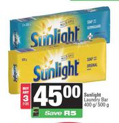 Sunlight Laundry Bar-For 3 x 400g/500g