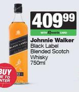 Johnnie Walker Black Label Blended Scotch Whisky-750ml
