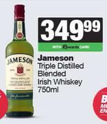 Jameson Triple Distilled Blended Irish Whisky-750ml