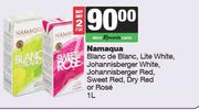 Namaqua Blanc De Blanc,Lite White Johannisberger Red,Sweet Red,Dry Red Or Rose-For 2 x 1L