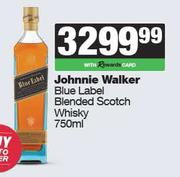 Johnnie Walker Blue Label Blended Scotch Whisky-750ml