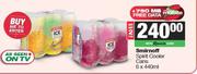 Smirnoff Spirit Cooler Cans-For 2 x 6 x 440ml