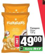 Flanagans Chips-For 2 x 120g