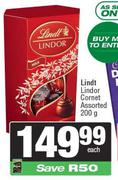 Lindt Lindor Cornet Assorted-200g