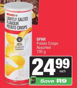 Spar Potato Chips Assorted-100g