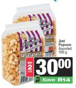 Just Popcorn Assorted-For 2 x 100g
