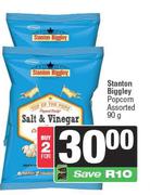 Stanton Biggley Popcorn Assorted-For 2 x 90g