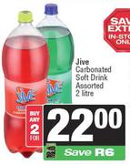 Jive Carbonated soft Drink Assorted-for 2 x 2L