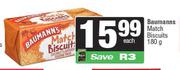 Baumanns Match Biscuits-180g