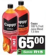Cappy 100% Fruit Juice Blend-For 2 x 1.5L