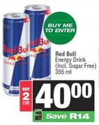 Red Bull Energy Drink-For 2 x 355ml