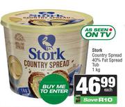 Stork Country Spread 40% Fat Spread Tub-1Kg