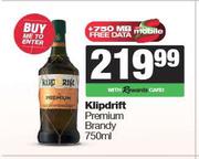 Klipdrift Premium Brandy-750ml