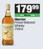 Harrier Finest Matured Whisky-750ml