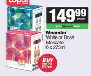 Meander White Or Rose Moscato-6 x 275ml
