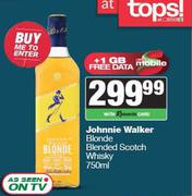 Johnnie Walker Blonde Blended Scotch Whisky-750ml
