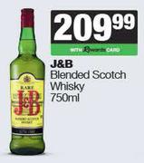 J&B Blended Scotch Whisky-750ml